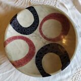 Deco plate in steatite (or soap stone)