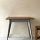 Dining table / desk dlg Tolix 55 in metal and wood, 1950s design