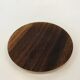 Vintage wooden cups and saucers in teak