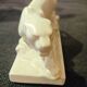 Art Deco Crackle Ceramic Panther 1930