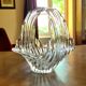 Vintage crystal art table centre vase bowl decoration basket