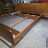 Scandinavian teak bed from the 1960s.