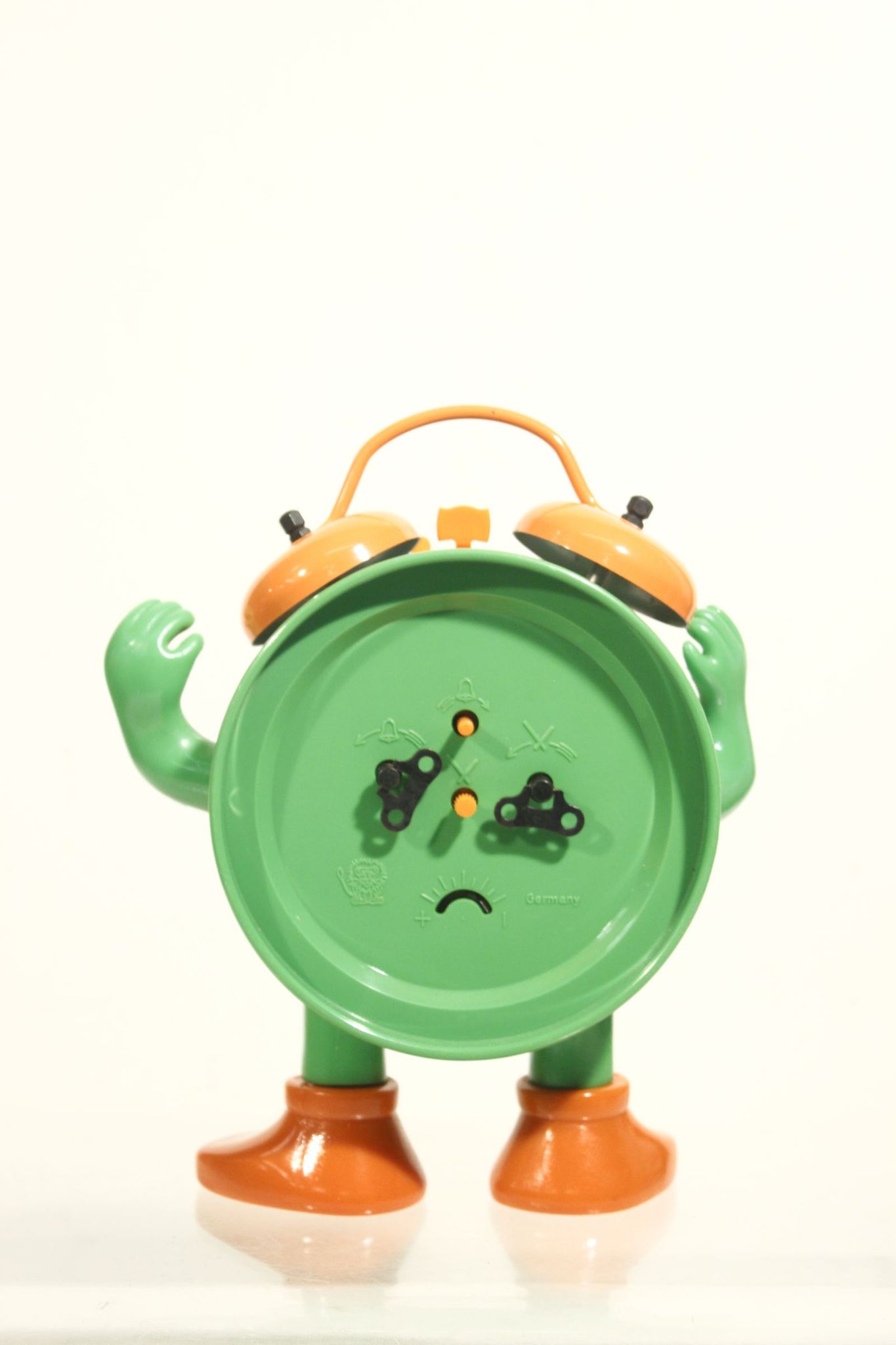 Vintage Ticki Tack mechanical alarm clock by Jerger, Germany 1960s