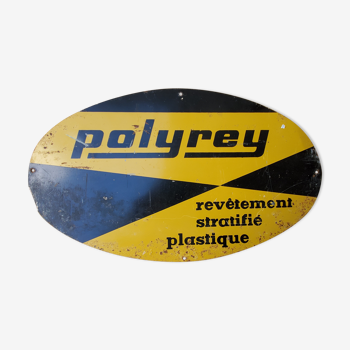 Plaque publicitaire Polyrey