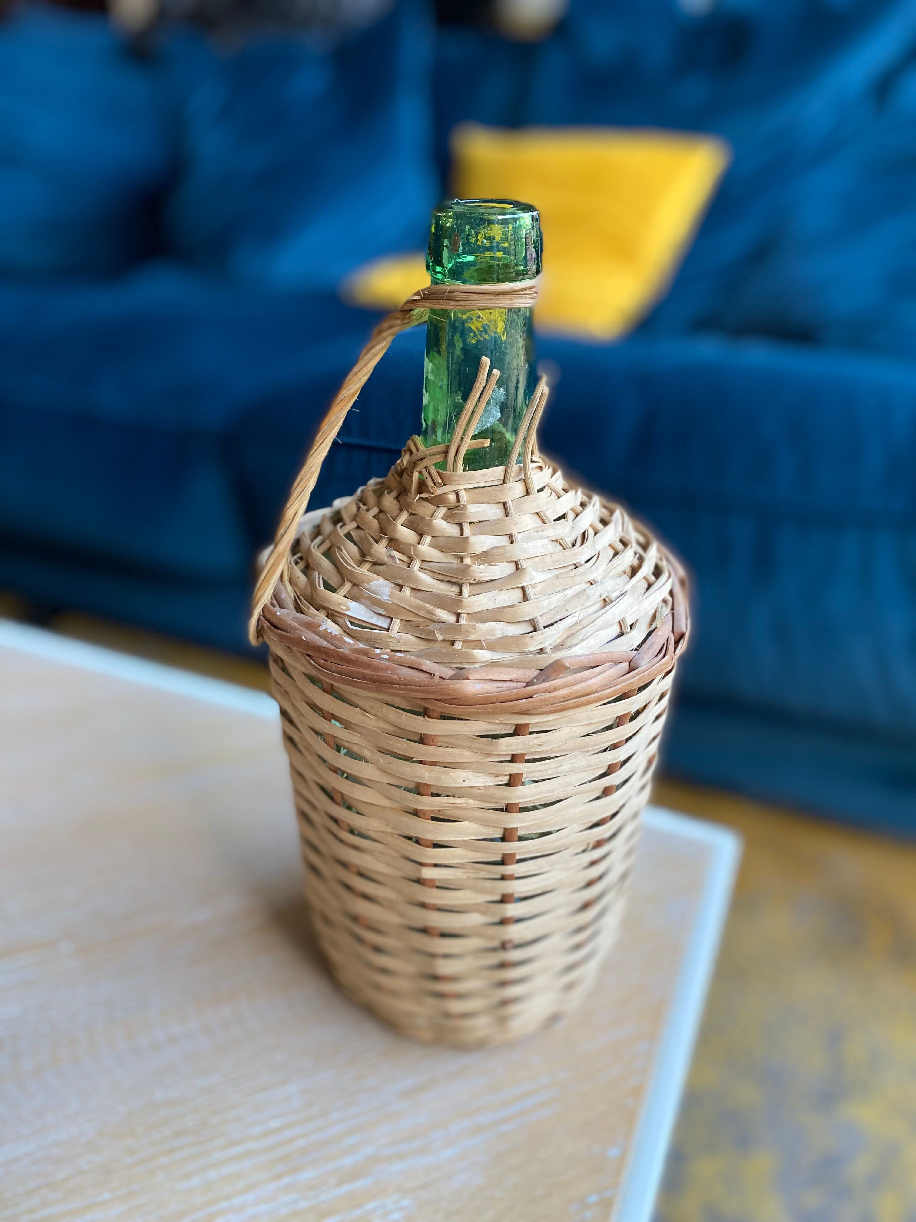 Demijohn in wicker dress