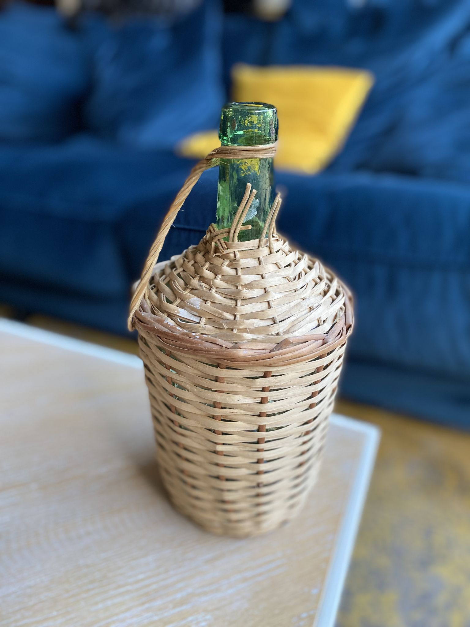 Demijohn in wicker dress