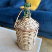 Demijohn in wicker dress