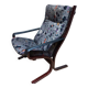 Chaise longue Siësta, Ingmar Relling pour Westnofa avec tapisserie de Joan Miró