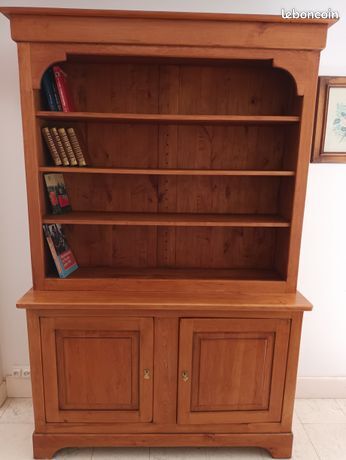 Solid alder bookcase