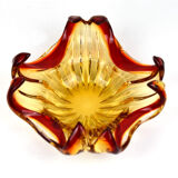 Murano glass bowl italy 1950s