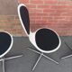 Vintage plywood swivel chairs by Elmar Flötotto - 1960