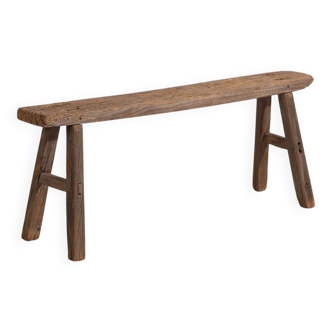 Ancient oriental bench in solid wood (c.1870) #76