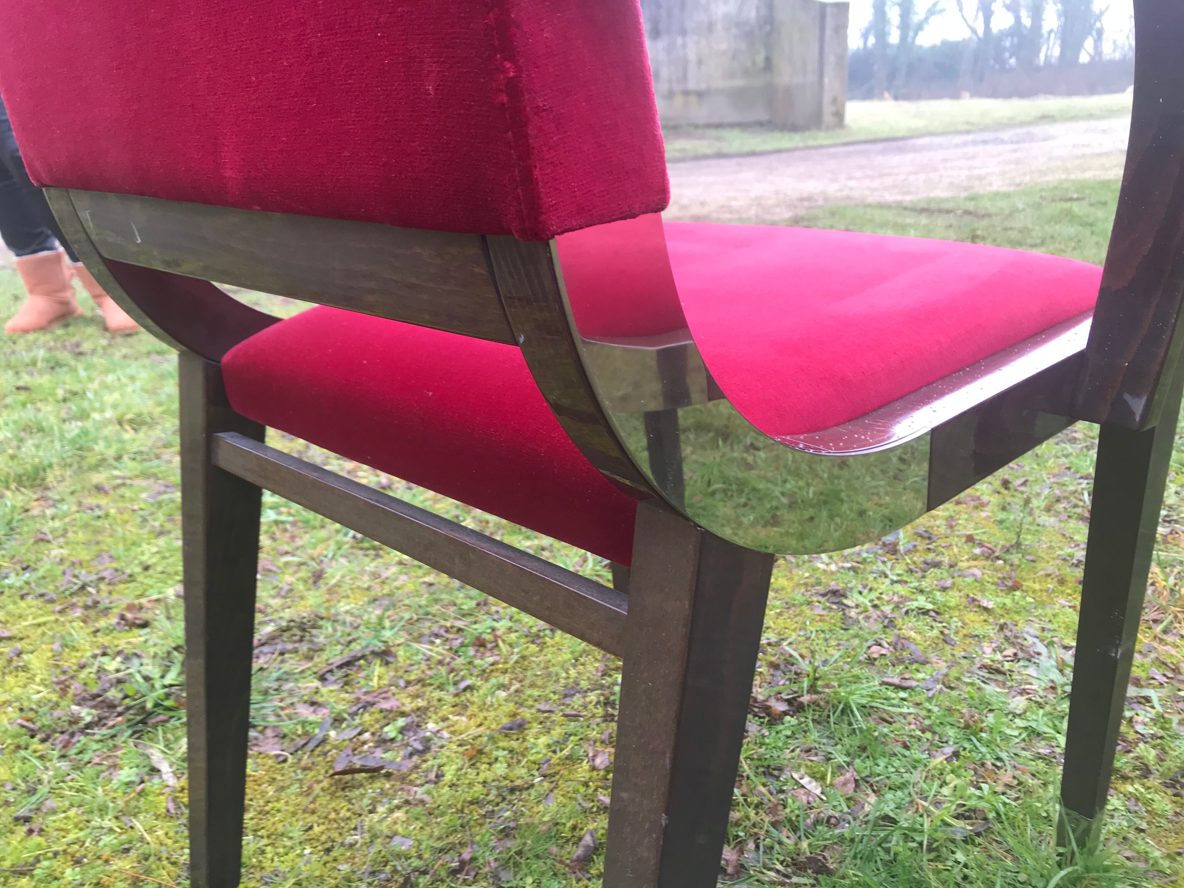 Pair of Art Deco armchairs "Costantini Pietro"