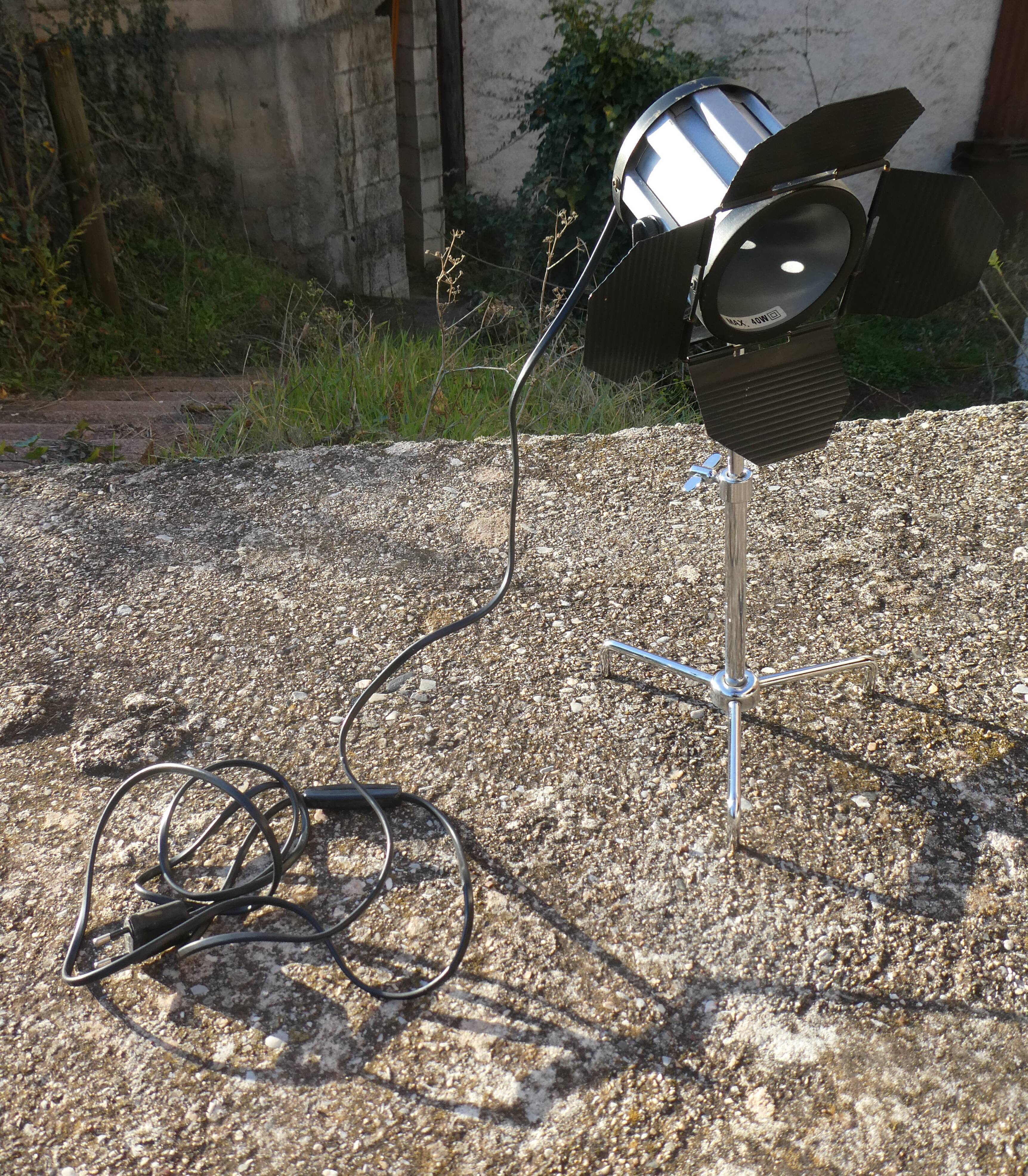 Vintage cinema projector lamp