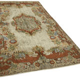 Anatolian rug 1970s 180 cm x 292 cm Brown Carpet