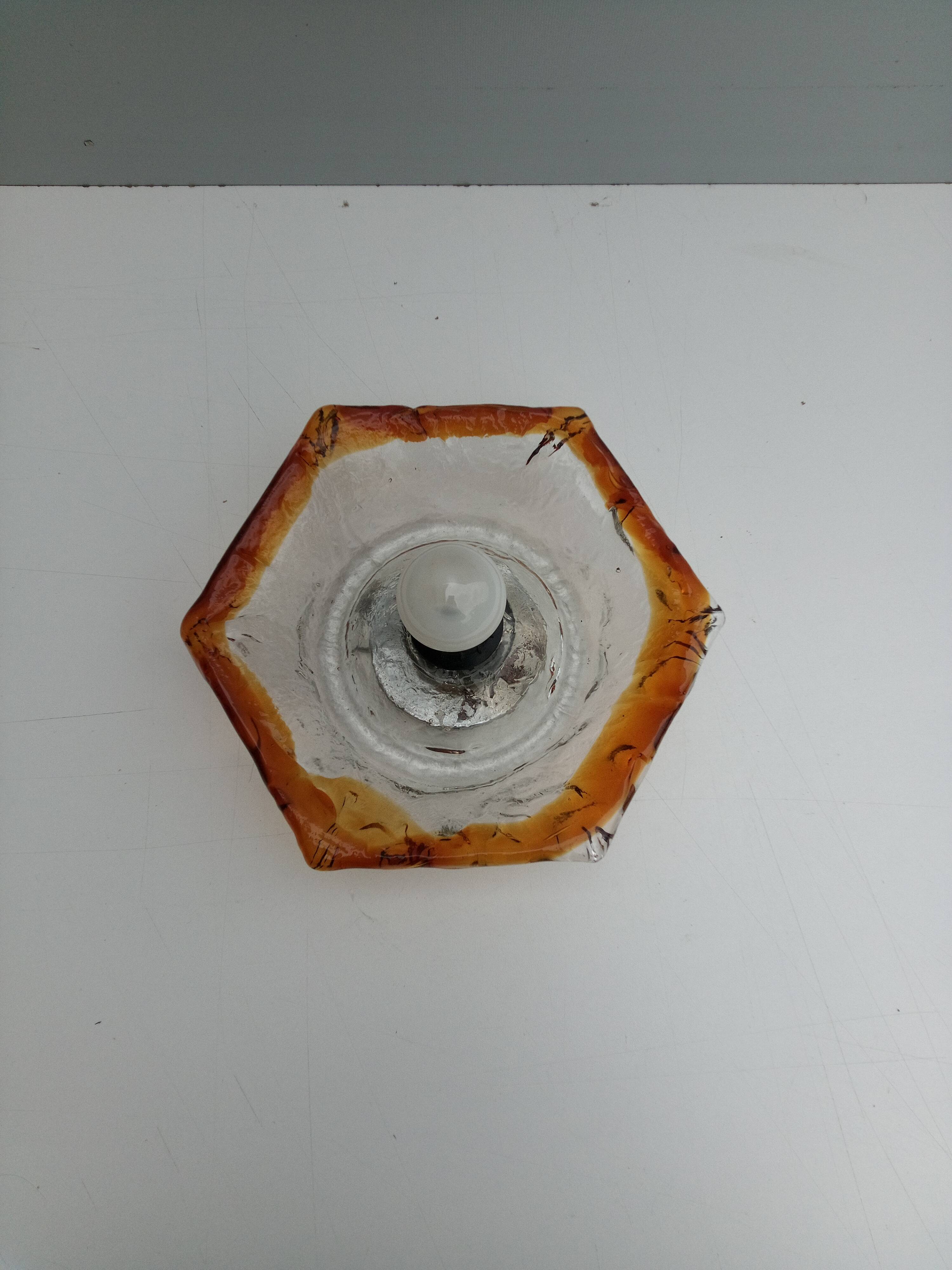 Applique en verre de Murano, 1970