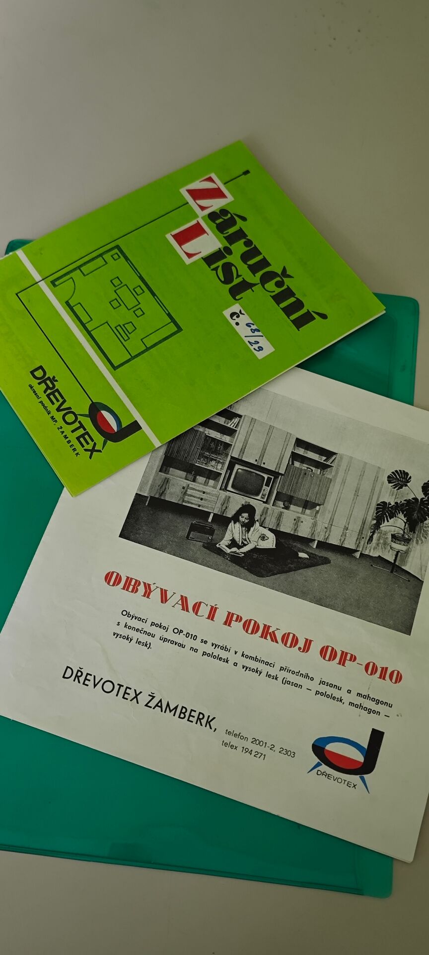 Buffet / Library OP-010 Drevotex Zamberk from Czechoslovakia 1977