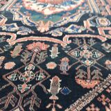 Tapis ancien persan Bakhtiar style savonnerie fait main - 137x265 cm