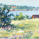 Swedish spring, oil on plate, 35 x 27cm