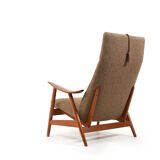 Mid Century Illum Wikkelsø Chaise longue en teck