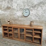 Antique display cabinet school cabinet oak sideboard 250 cm