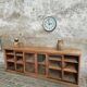 Antique display cabinet school cabinet oak sideboard 250 cm