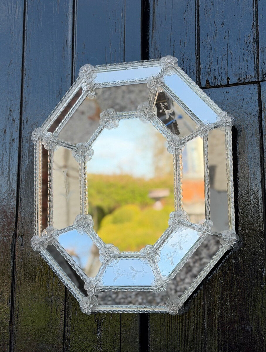 Venetian mirror made of Murano glass, circa 1930