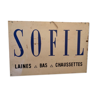 Advertising plate