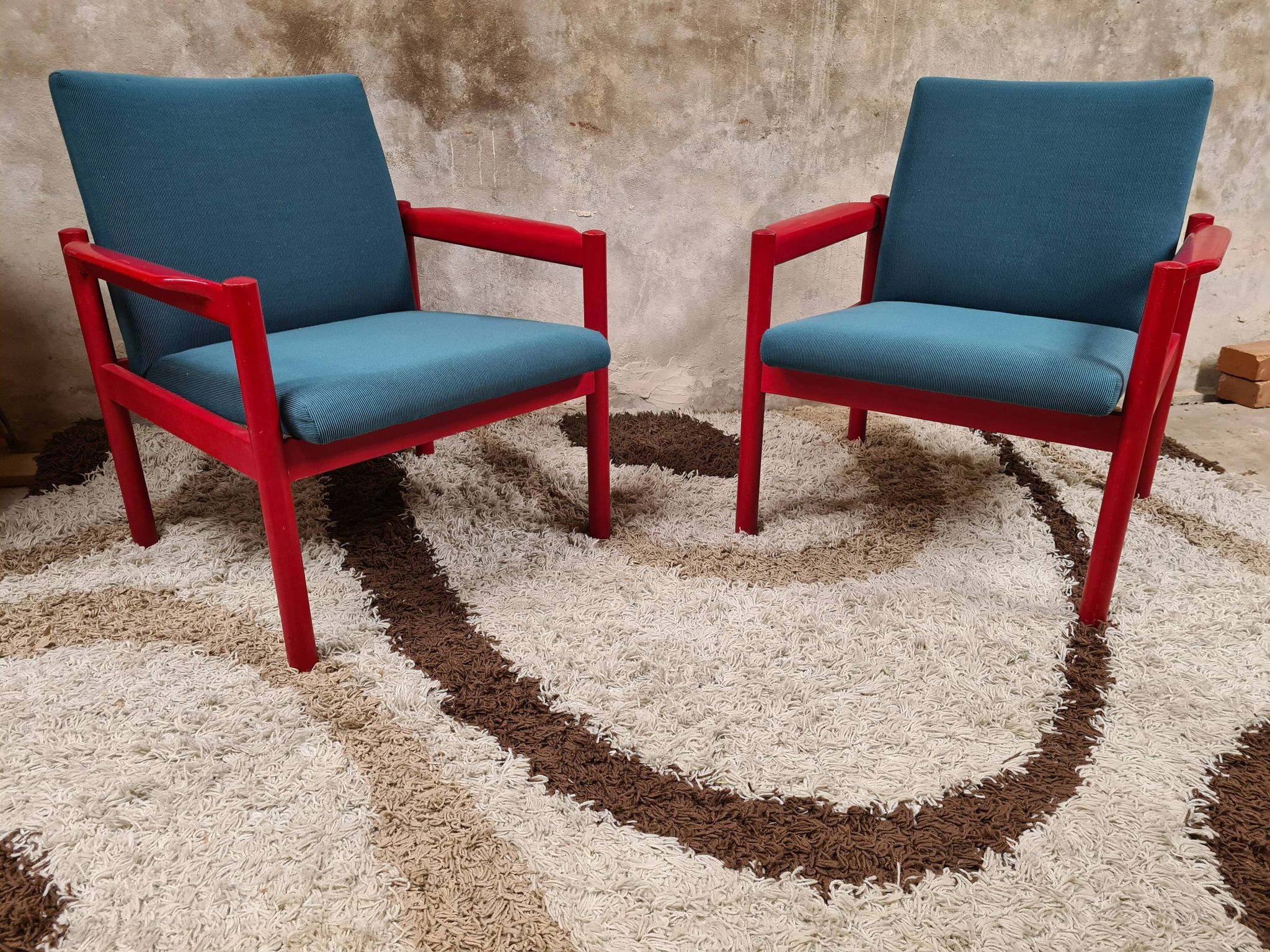 Pair of armchairs year 1960 vintage