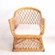 Woven rattan lounge set