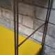 Etagere vintage string  jaune  49x60     ,plateau 48.5x16