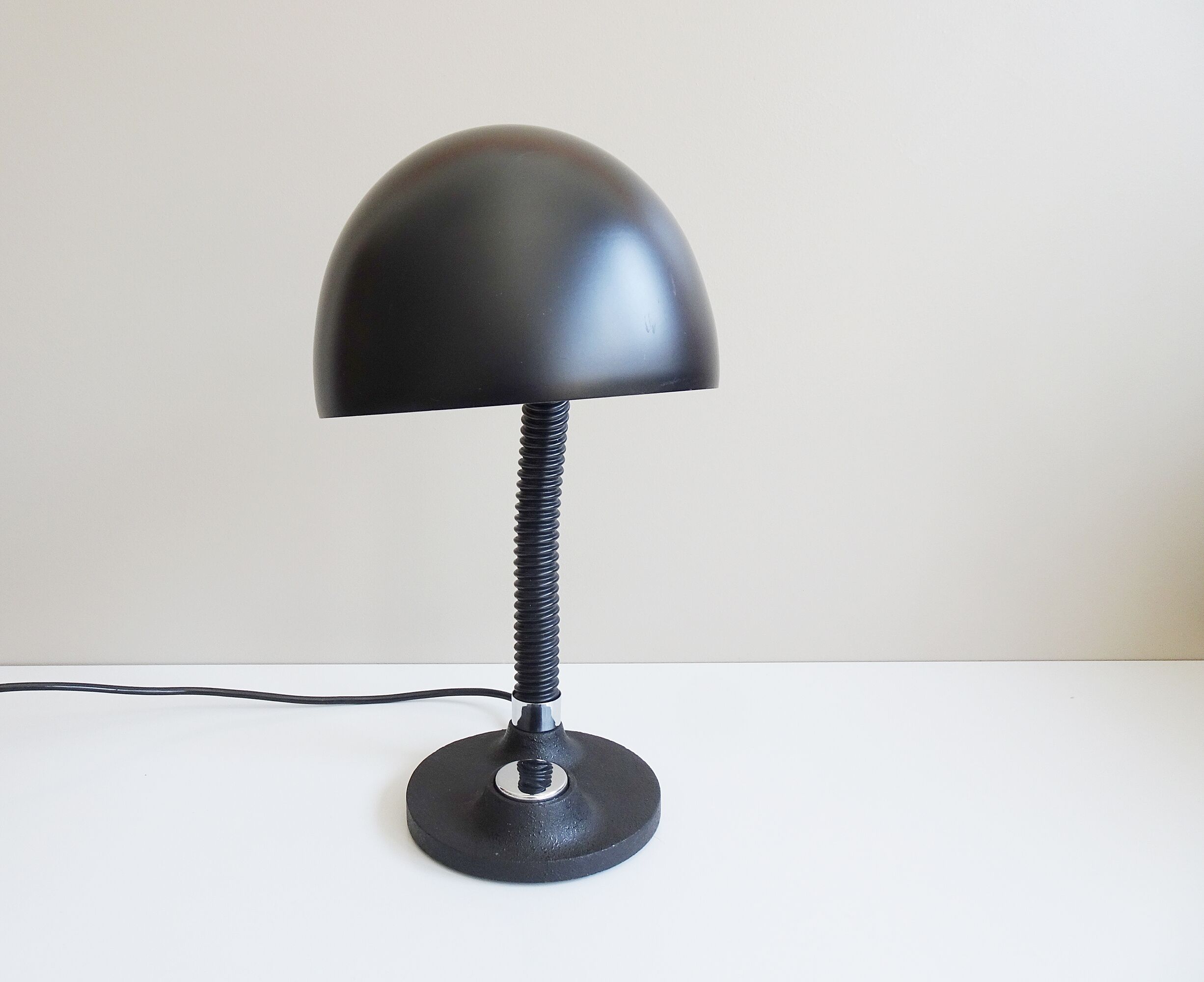 Black desk lamp from