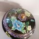 Potiche cloisonné sur socle
