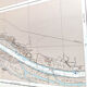 Vintage map Nantes cours de la Loire 1980