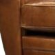 Vintage leather club armchair