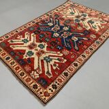 Caucasian Adler, Eagle Kazak Rug 190x113 cm vintage tribal carpet