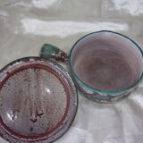 Caquelon with thistle decoration lid