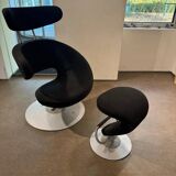 Stokke Variér Peel armchair + footrest