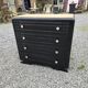 Art deco oak chest of drawers from the 50s revamp