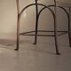 Paire de chaises en acier et tôle rivetée, vers 1920
