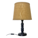 Vintage 70's twisted wood lamp