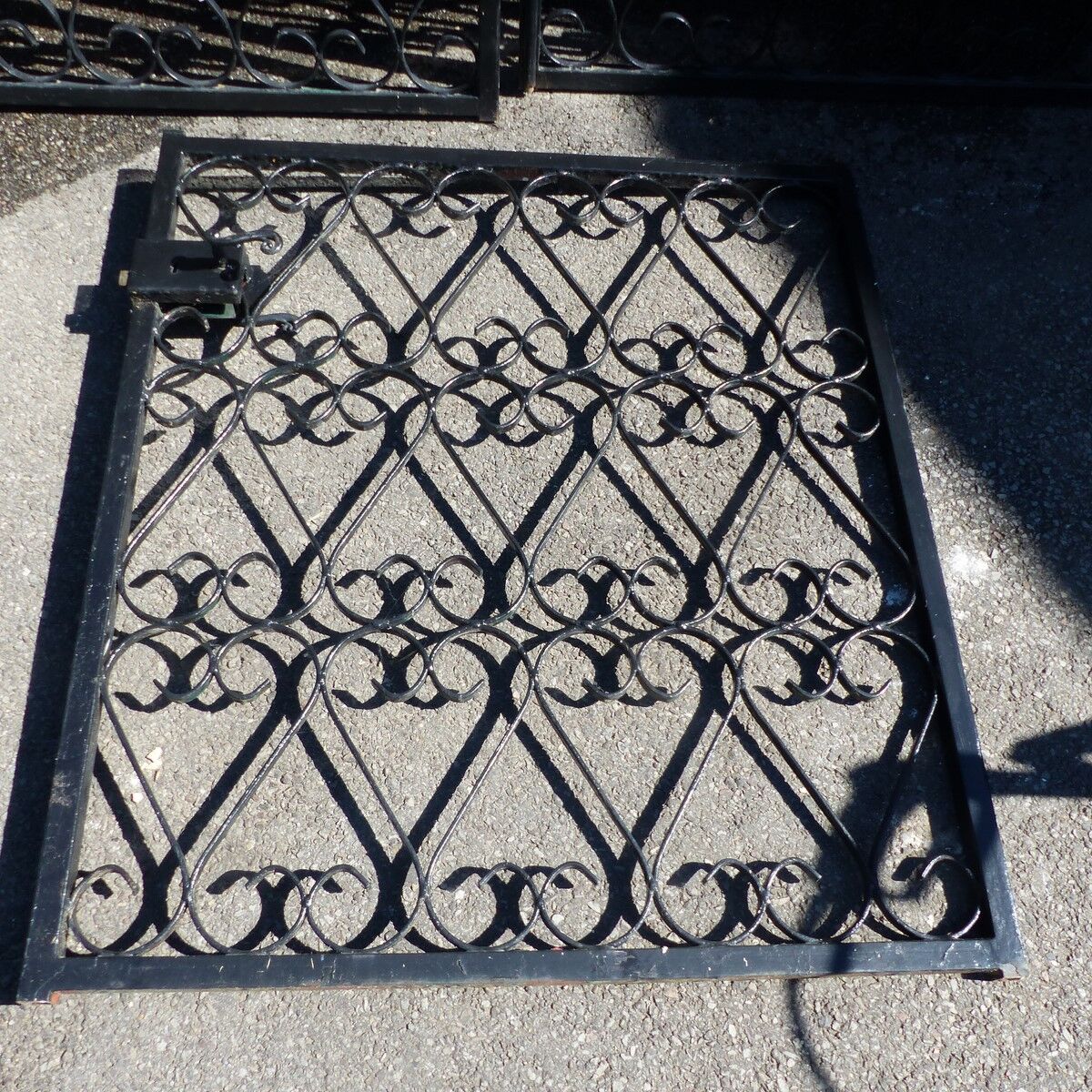 Wrought iron gate