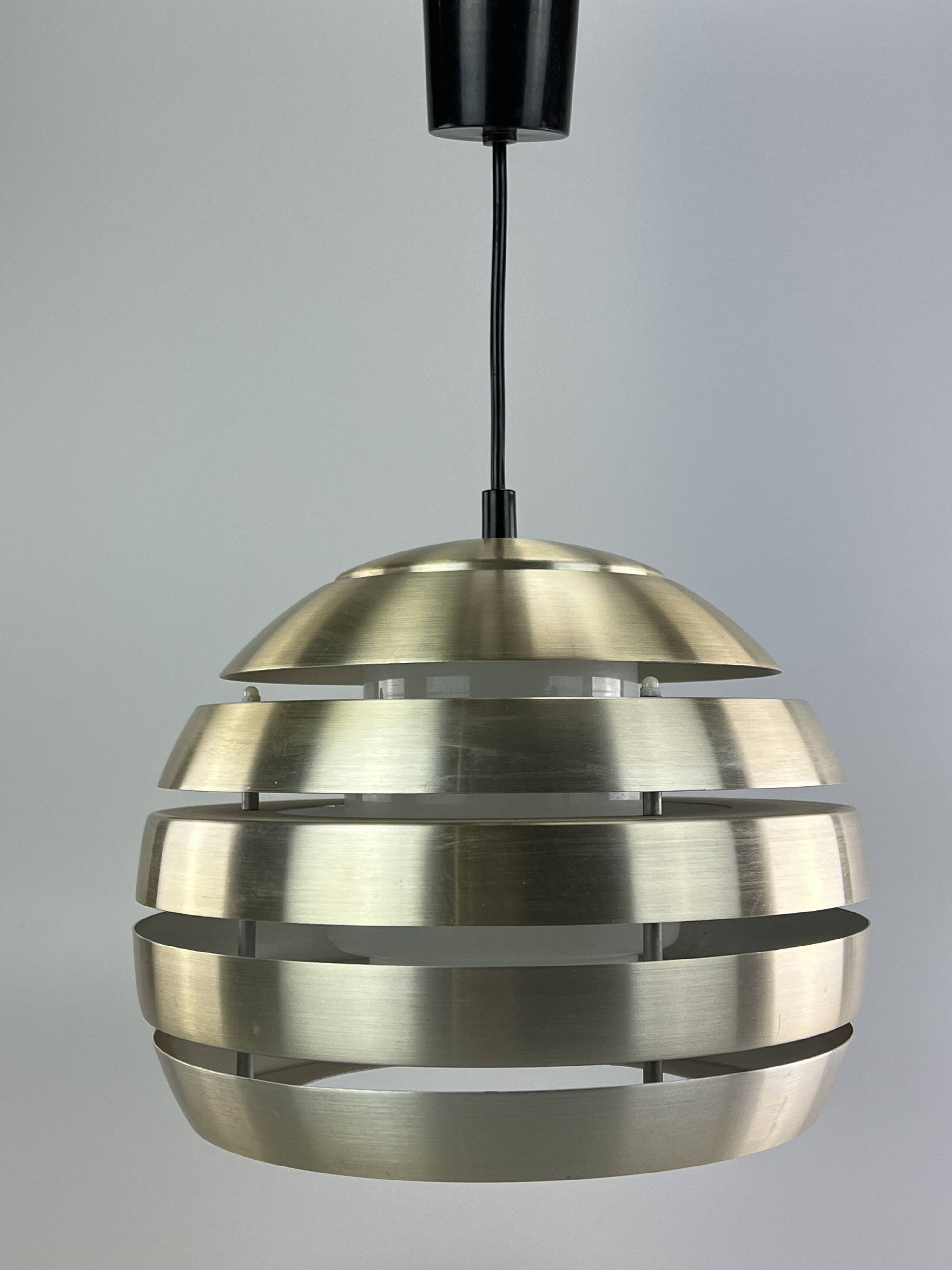 60s 70s lamp light ceiling lamp aluminum space age design 60s 70s