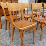 Serie 6 chairs baumann bistro kitchen vintage bar