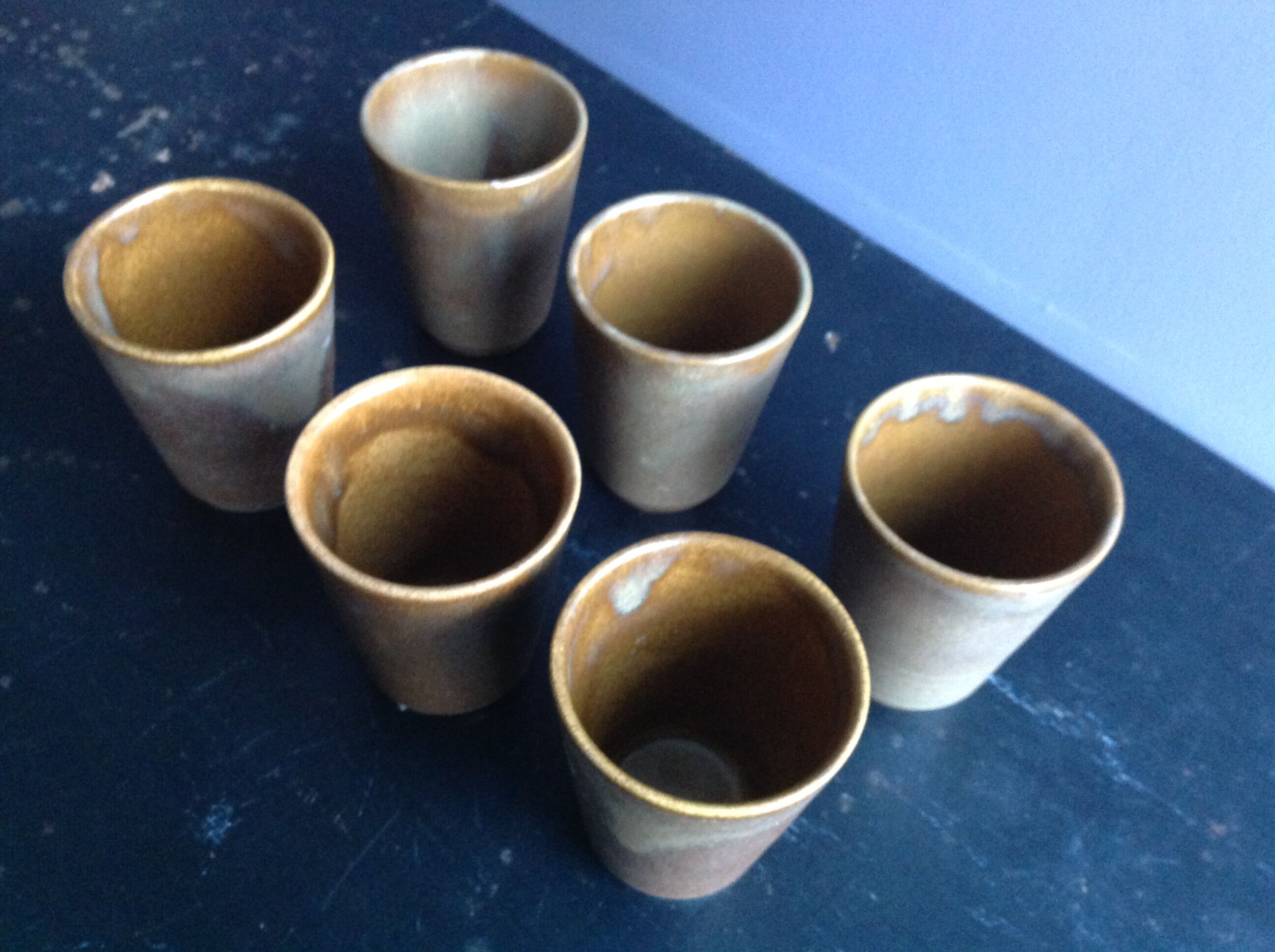 Sandstone cups