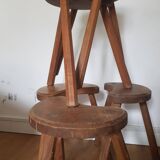 Set of 5 vintage tripods