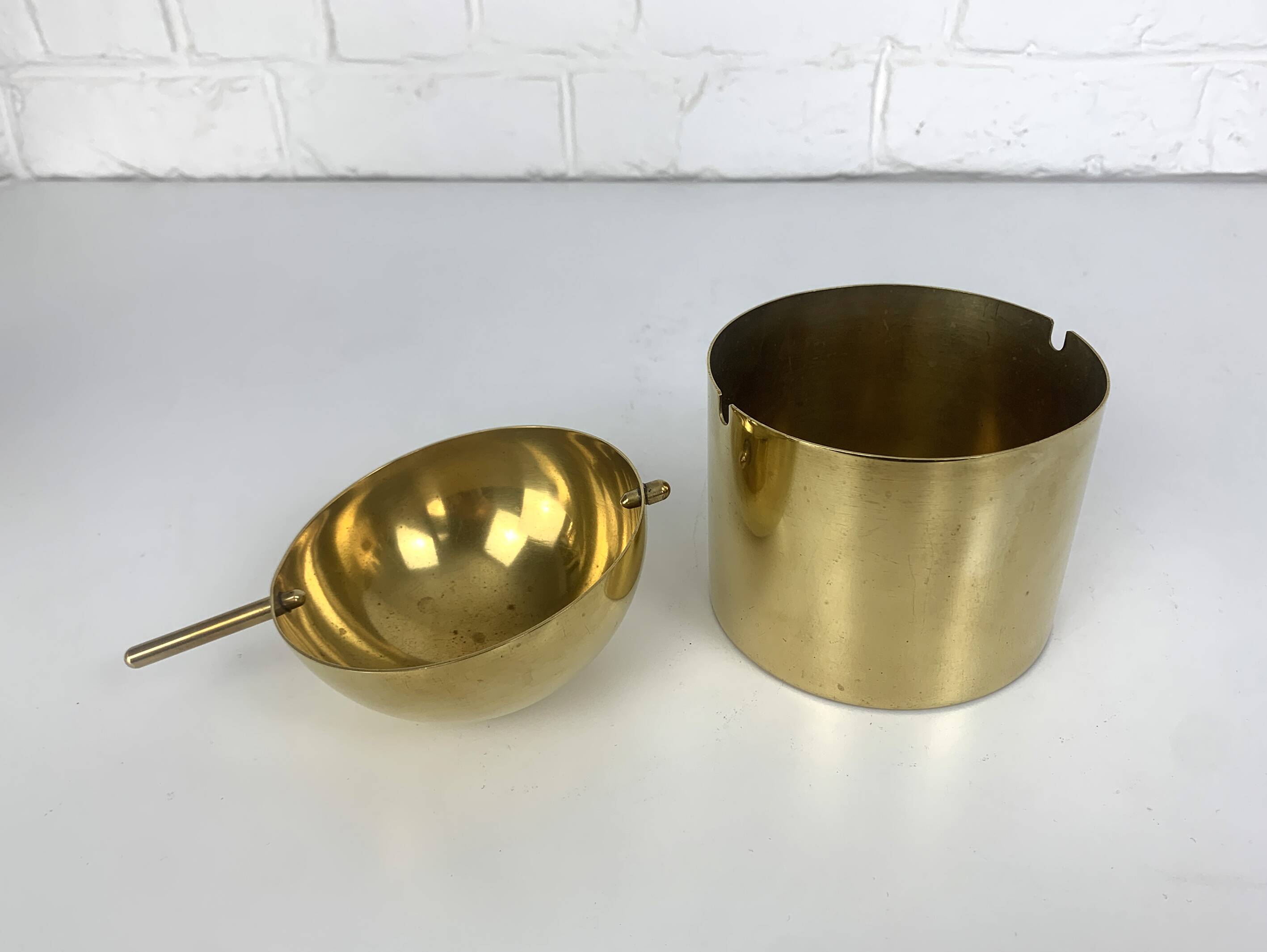 Ashtray Arne Jacobsen Ashtray Stelton SAS Hotel brass brass Mid century