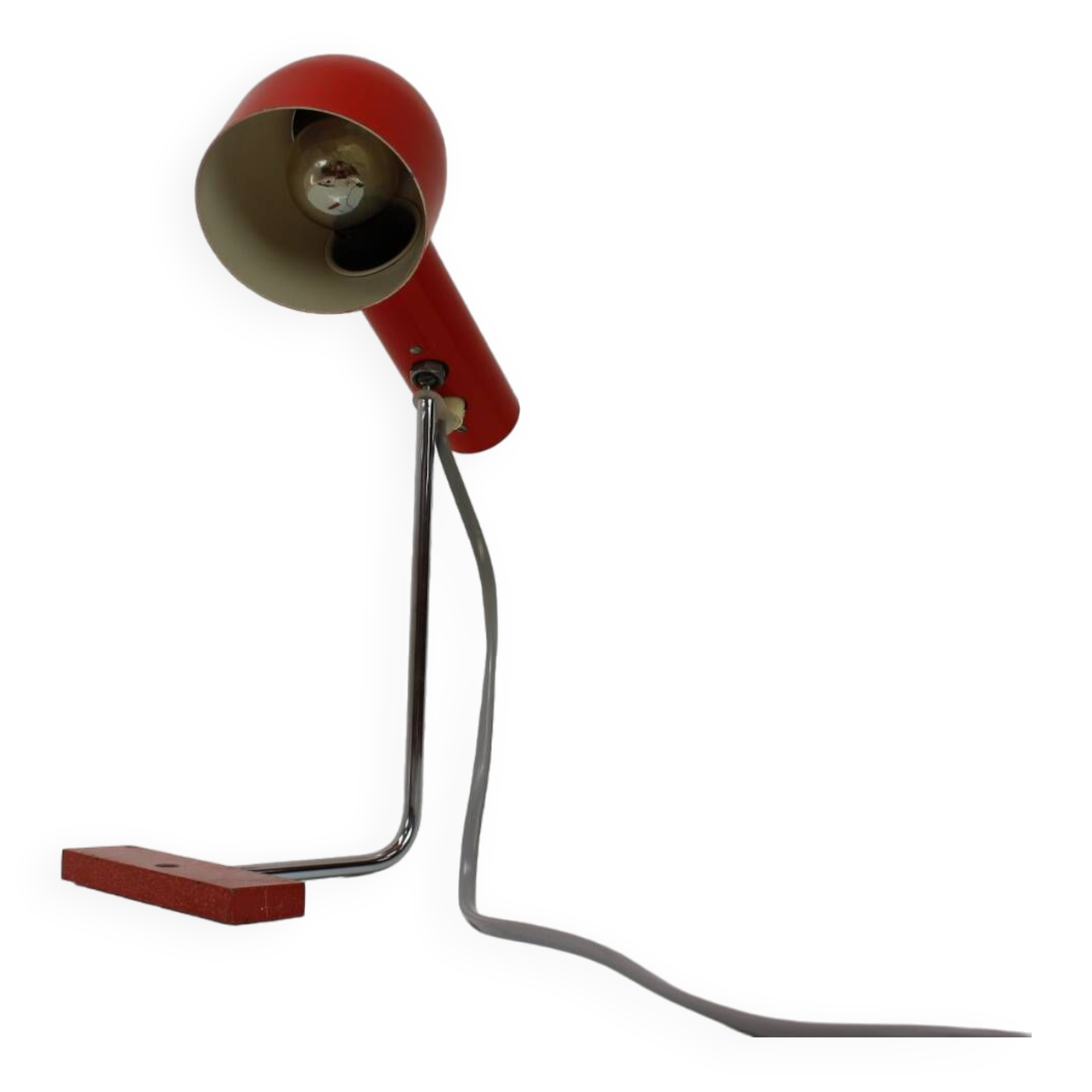 Rare Adjustable Table Lamp by Napako, 1960's, Czechoslovakia
