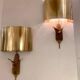 Pair of neoclassical wall sconces corn ear model Maison Charles Paris
