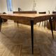 Tolix wood table